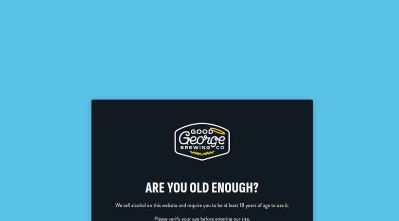 Good George storefront, a client of Zyber