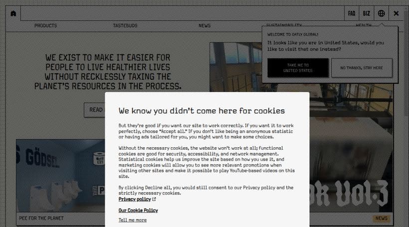 Oatly storefront, a client of Netalico Commerce
