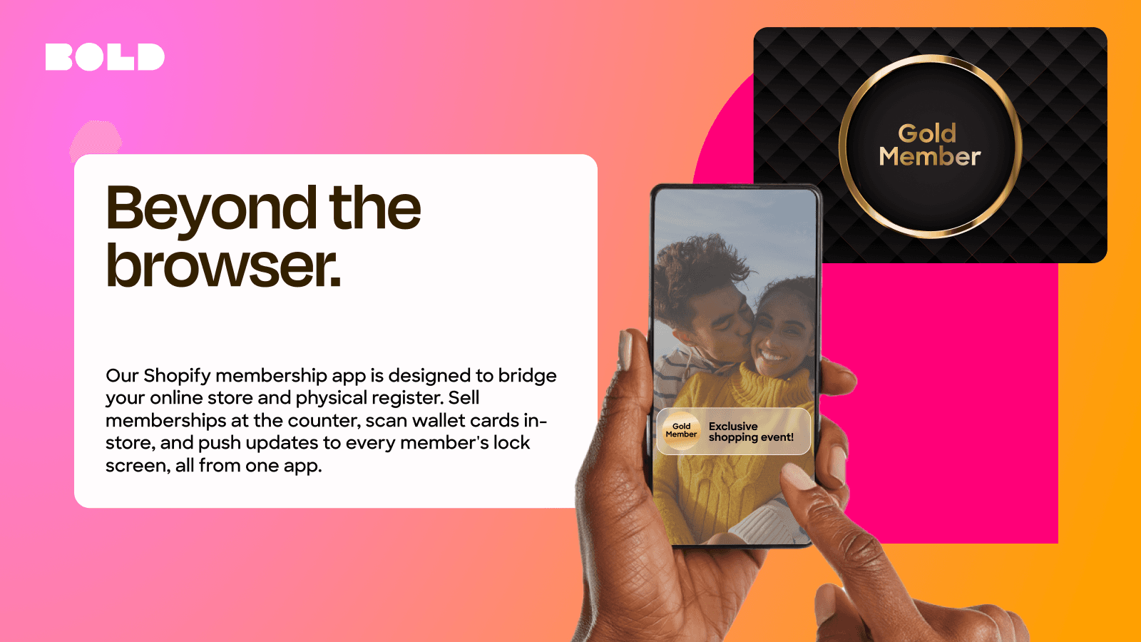 Bold Memberships shown on its Shopify App Store listing.