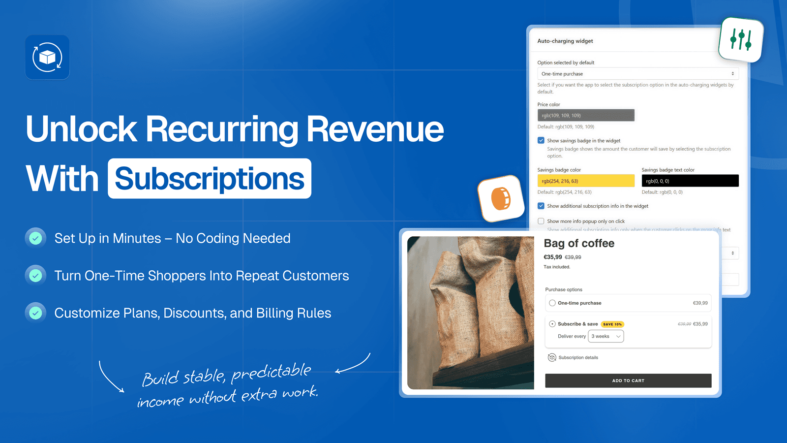 Seal Subscriptions shown on its Shopify App Store listing.