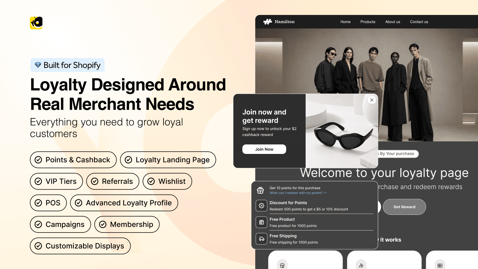 YOYO shown on its Shopify App Store listing.