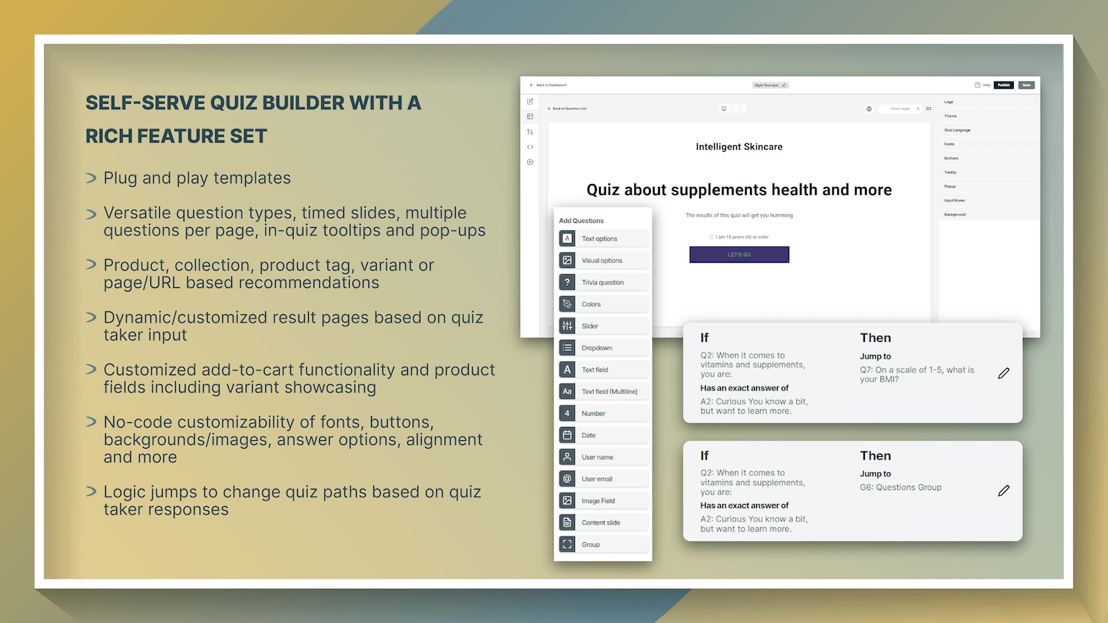 VQB shown on its Shopify App Store listing.