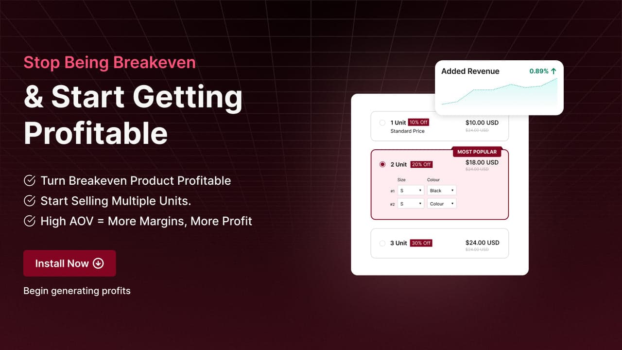 Pumper Bundles Quantity Breaks showing buy-more-save-more volume pricing tiers.