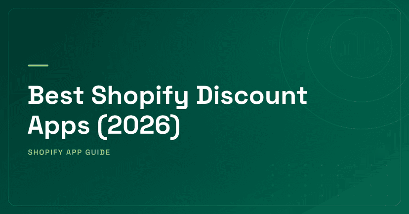 Best Shopify Discount Apps (2026) — Automatic Stacking, BOGO, Volume Tiers & Bundle Discounts Ranked