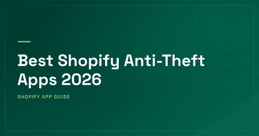 Best Shopify Anti-Theft Apps 2026 — Content Protection, Fraud Prevention & IP Blocking Ranked