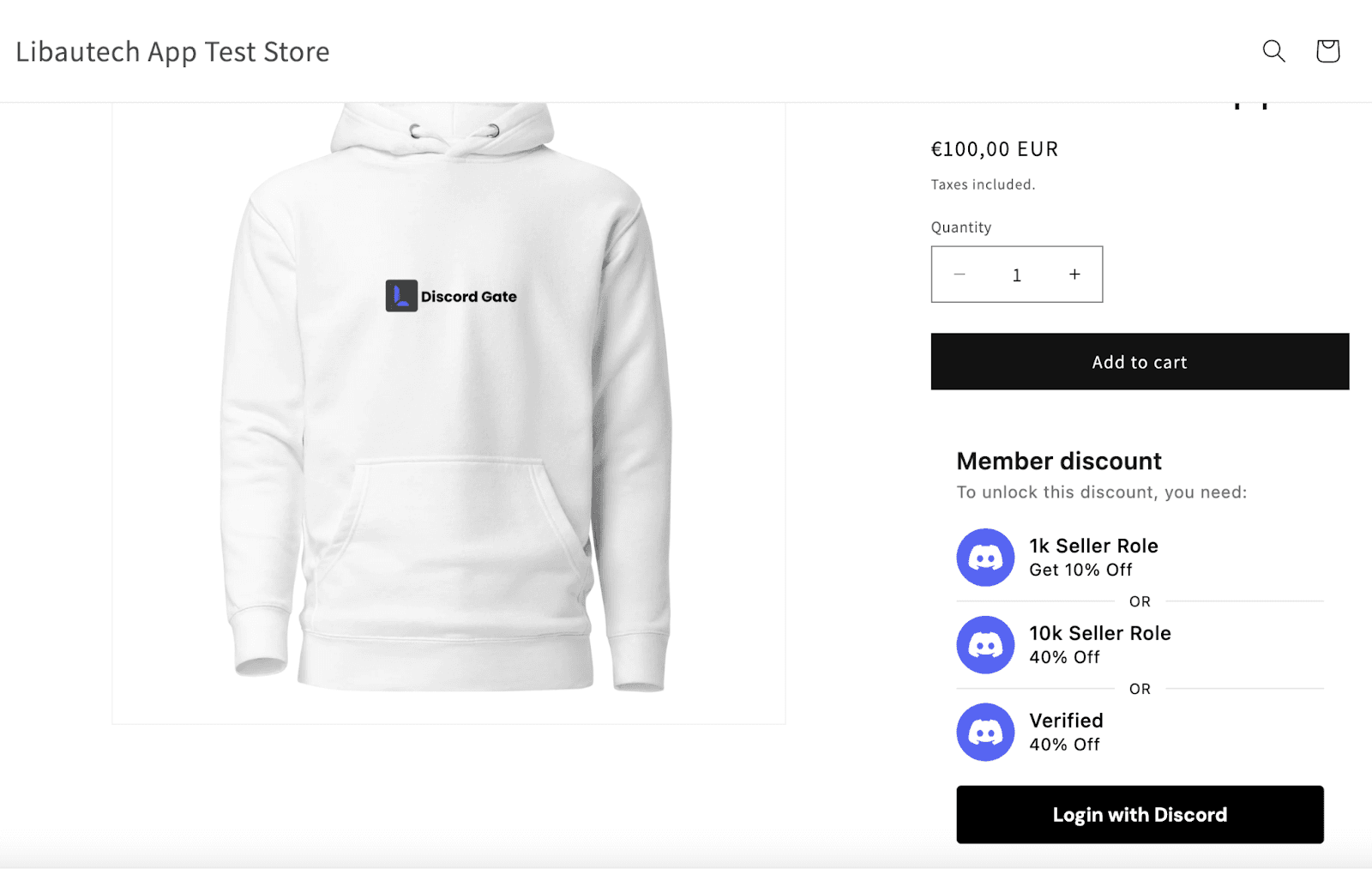 Discord Gate app seamlessly integrates with Discord, empowering merchants to offer exclusive in-store discounts based on customers' Discord roles Shopify App