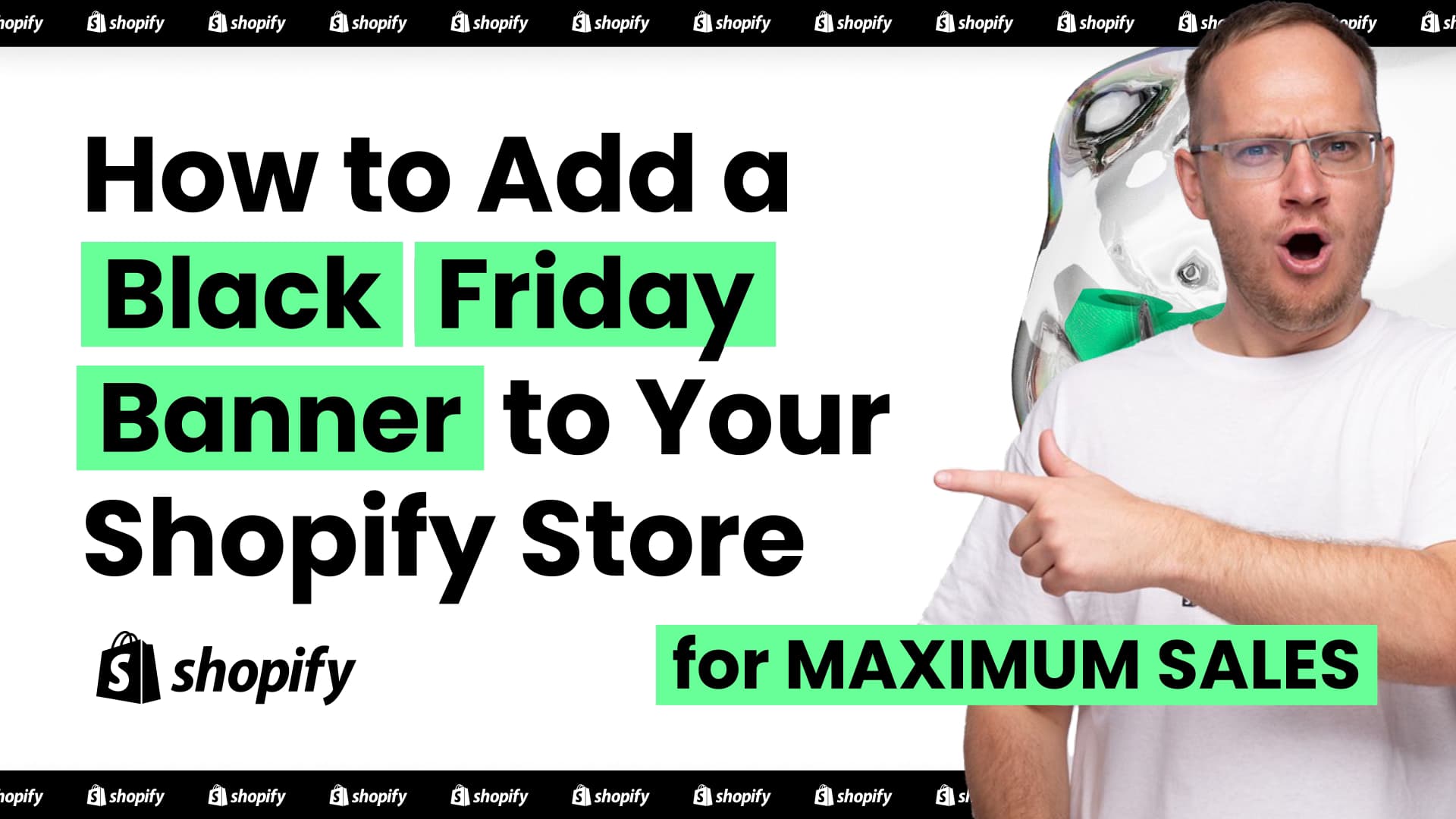 How to Add a Black Friday Banner on Shopify