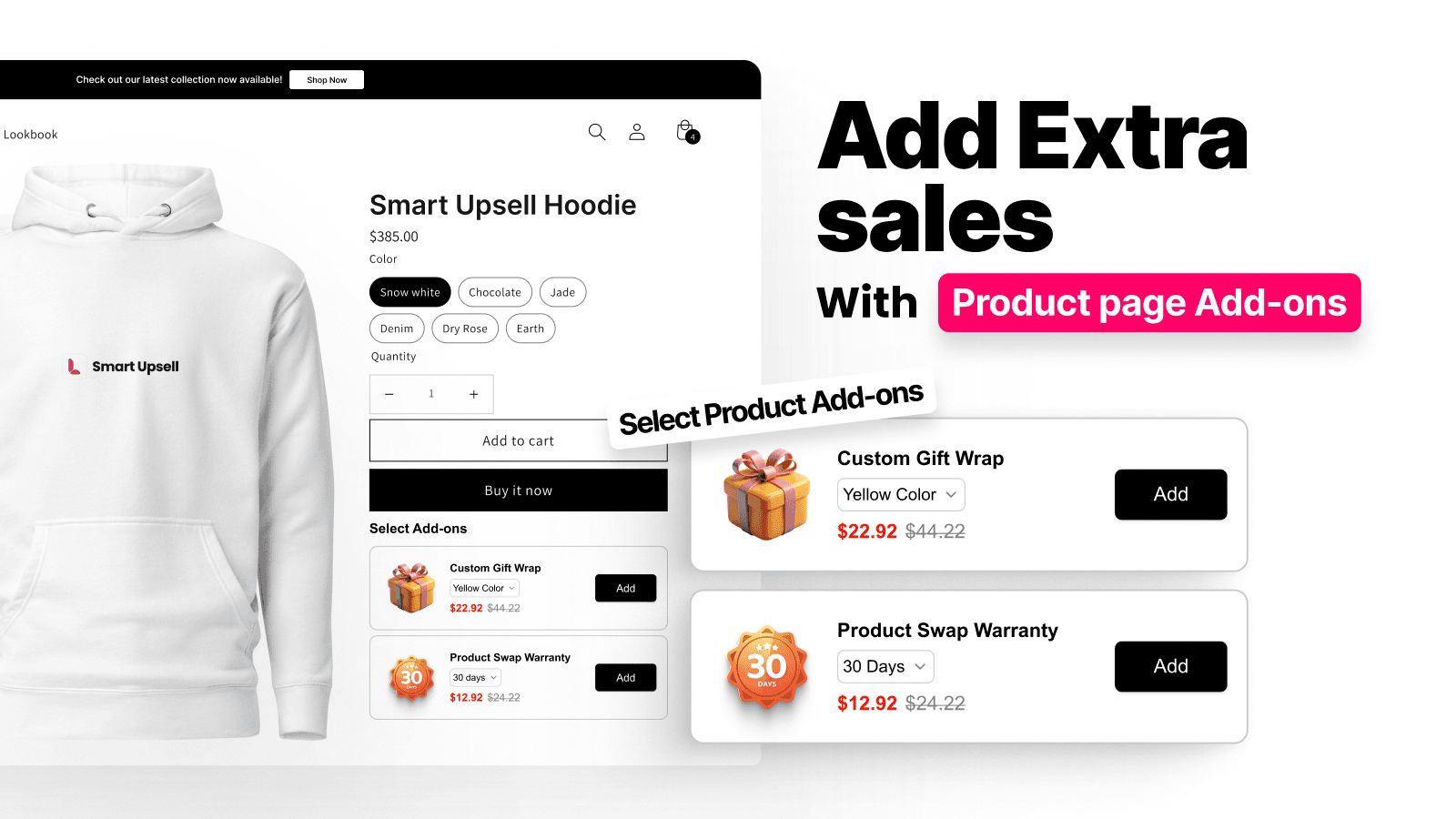 Shopify Product Add-Ons: How to Set Up Upsell and Cross-Sell in 2026