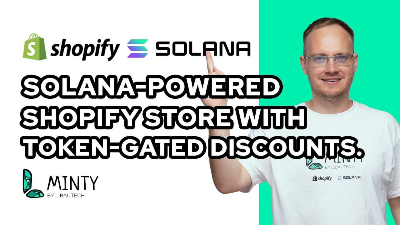 How To Set Up Solana x Shopify Token Gated Discounts with Minty App
