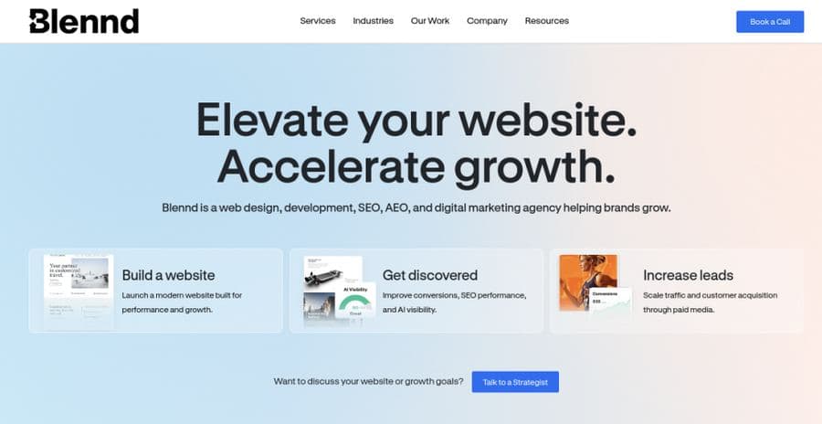 Blennd website