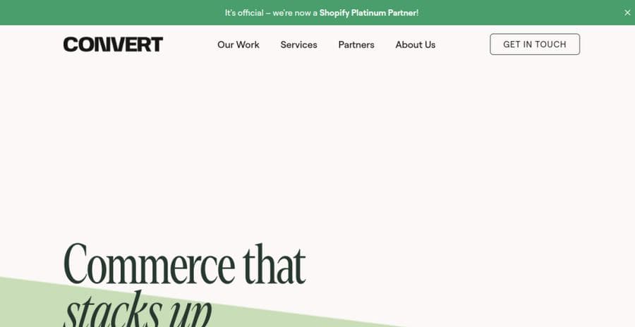 Convert Digital website