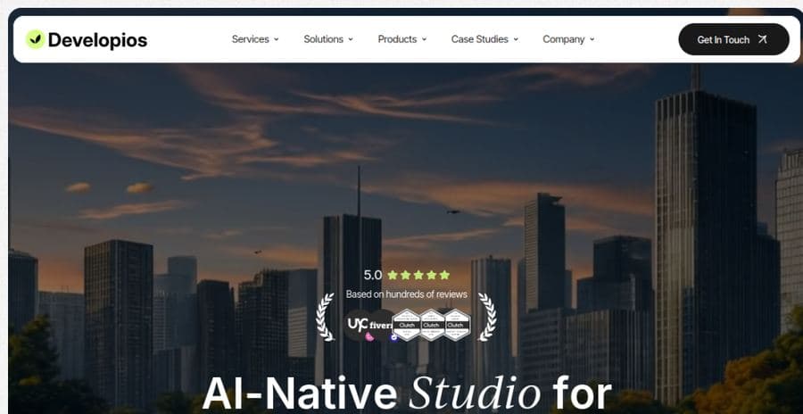Developios website