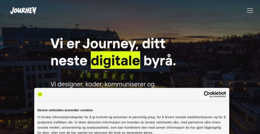 Journey Agency website