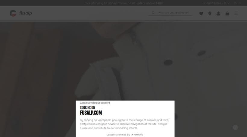 Fusalp storefront, a client of Unique Paris