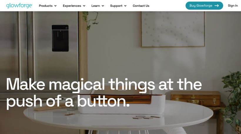 Glowforge storefront, a client of Craftberry