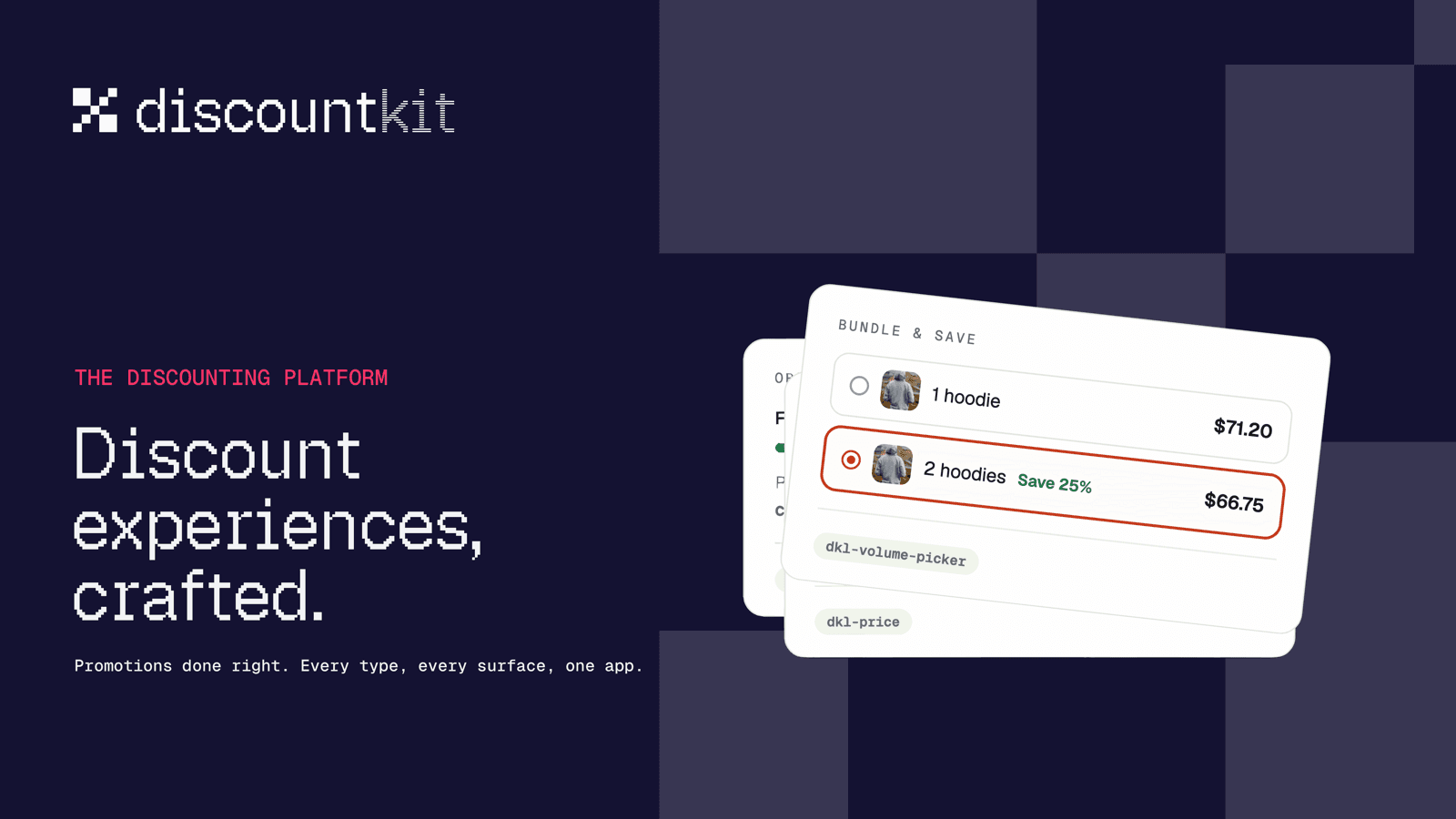 Discount Kit shown on its Shopify App Store listing.