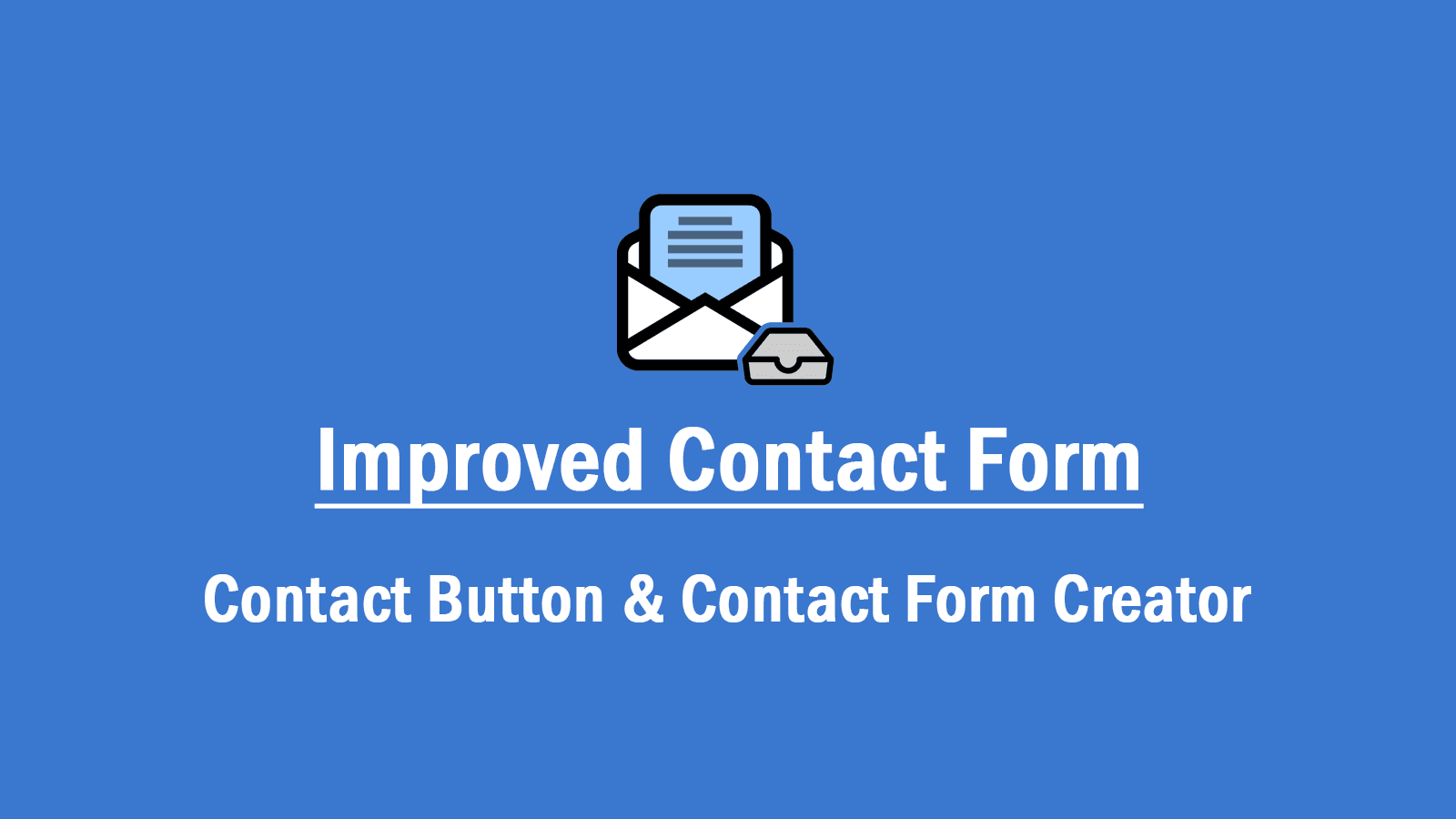 Improved Contact Form shown on its Shopify App Store listing.