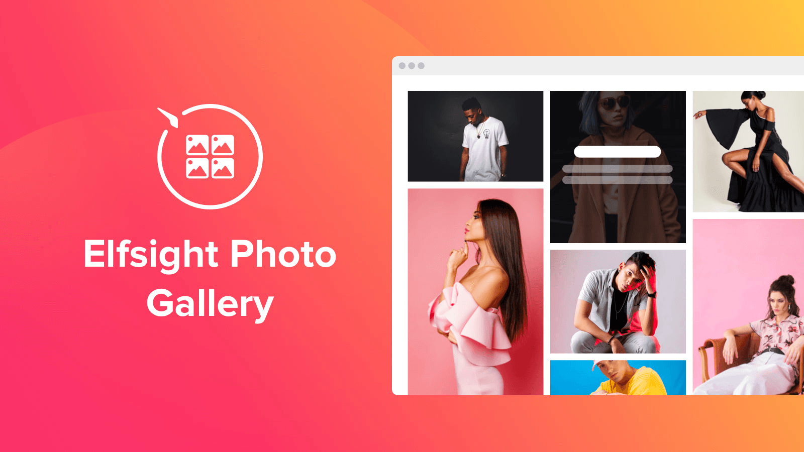 Elfsight Product Photo Gallery shown on its Shopify App Store listing.