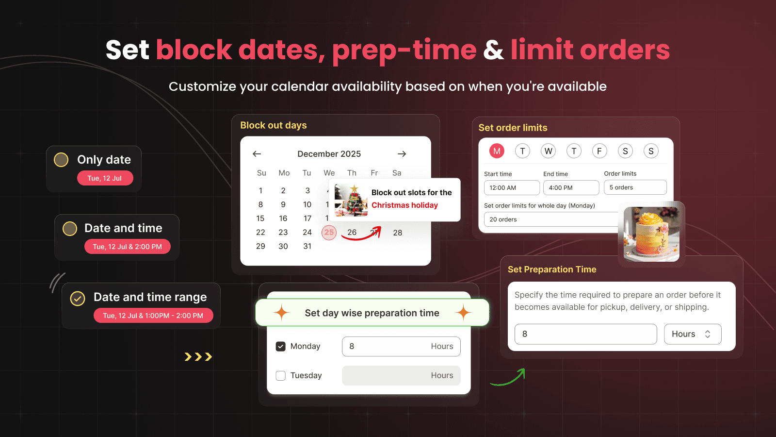 Pickup Delivery Date shown on its Shopify App Store listing.