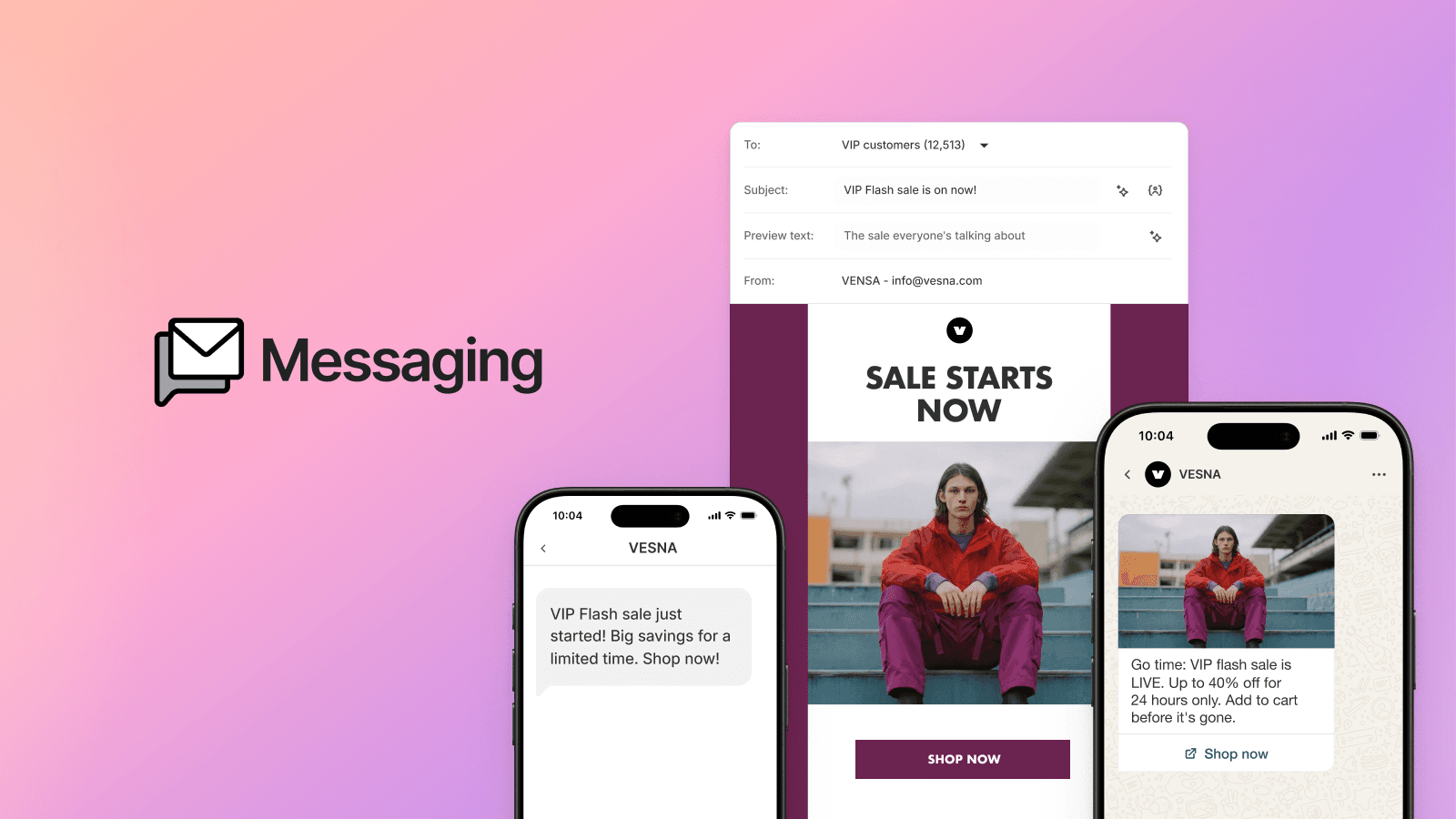 Shopify Email shown on its Shopify App Store listing.
