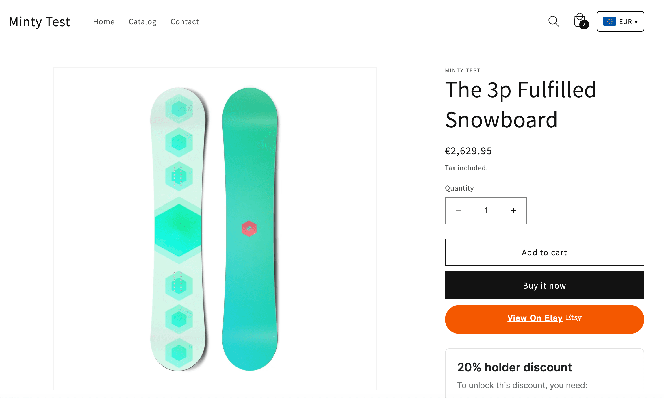 Testing the Etsy Buy Button