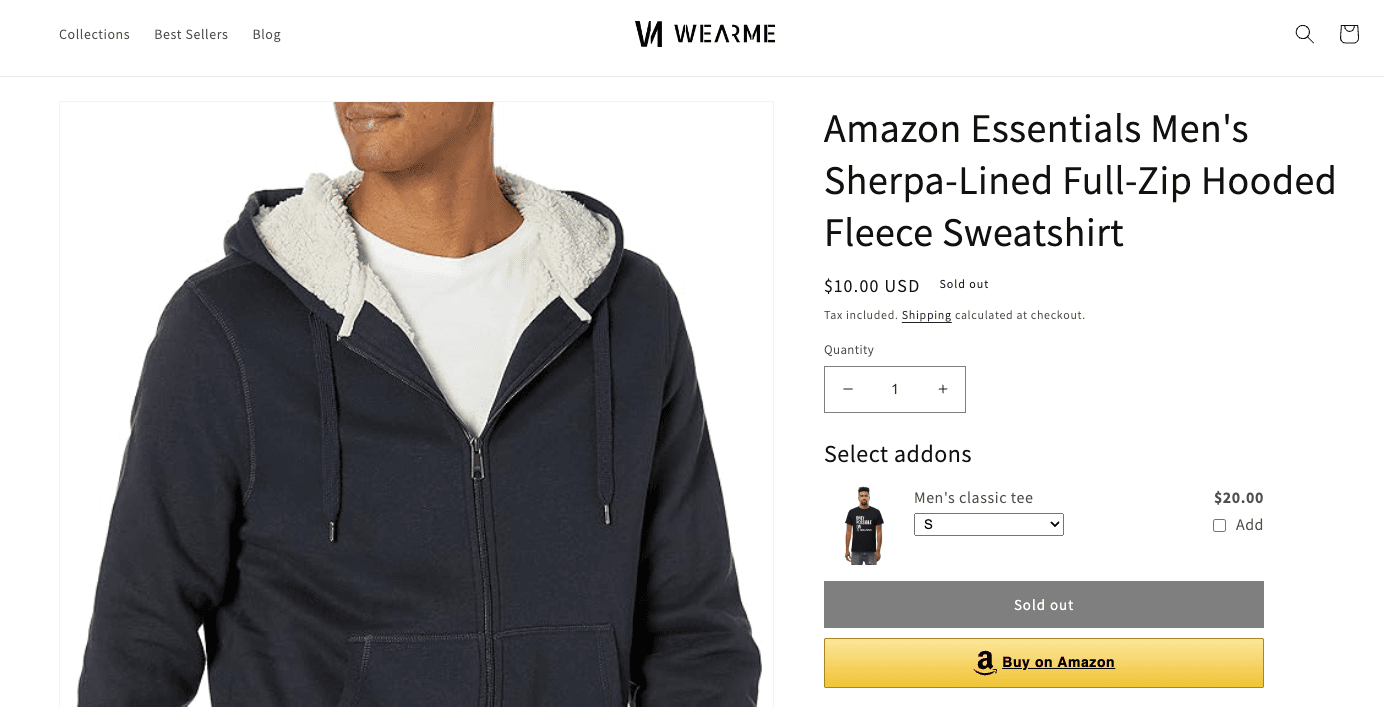 4. Including Amazon Purchase Option