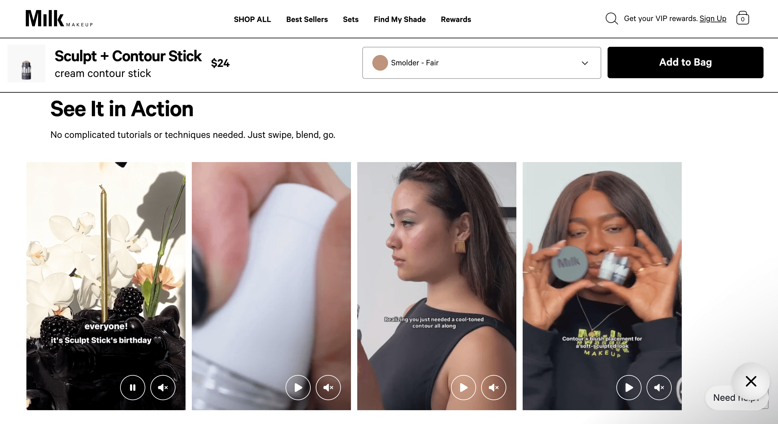 Example 4: Milk Makeup